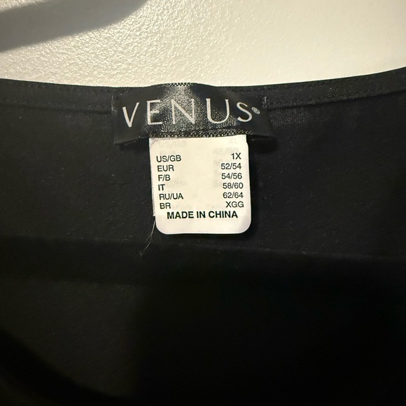 VENUS Black Lace-Up Long Sleeve Top - Picture 3 of 3